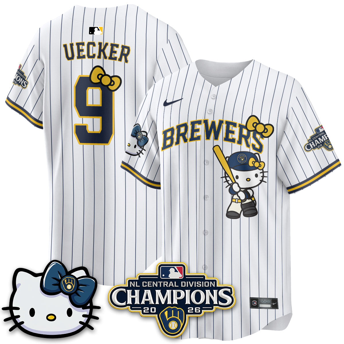 MIL NL Central Champs x Meow KT Vapor Pink Jersey - Stitched