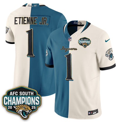 Jacksonville Jaguars 2026 Rivalries Split Vapor Jersey - Stitched