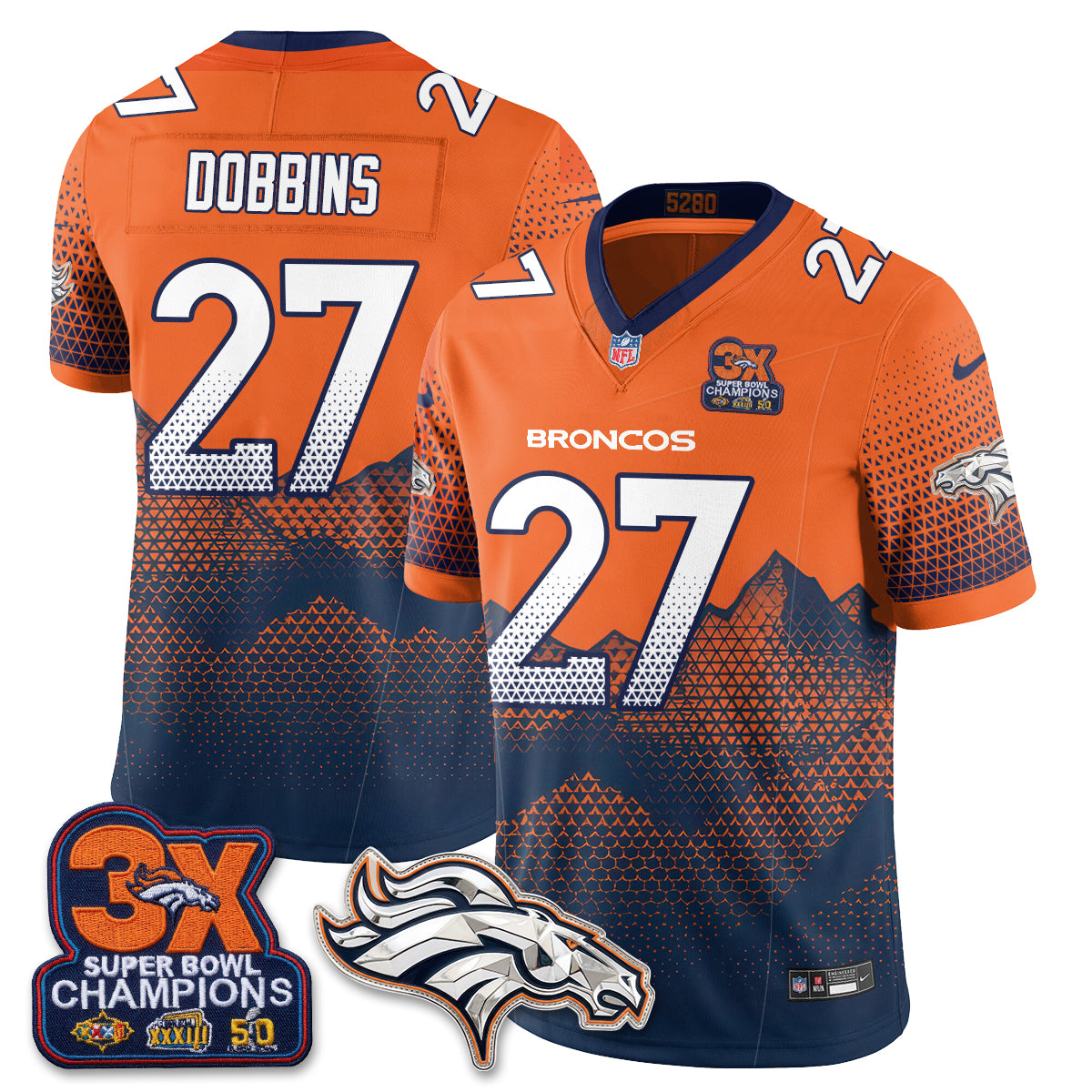 DEN Cold Front Fangear Edition Vapor Jersey - Stitched