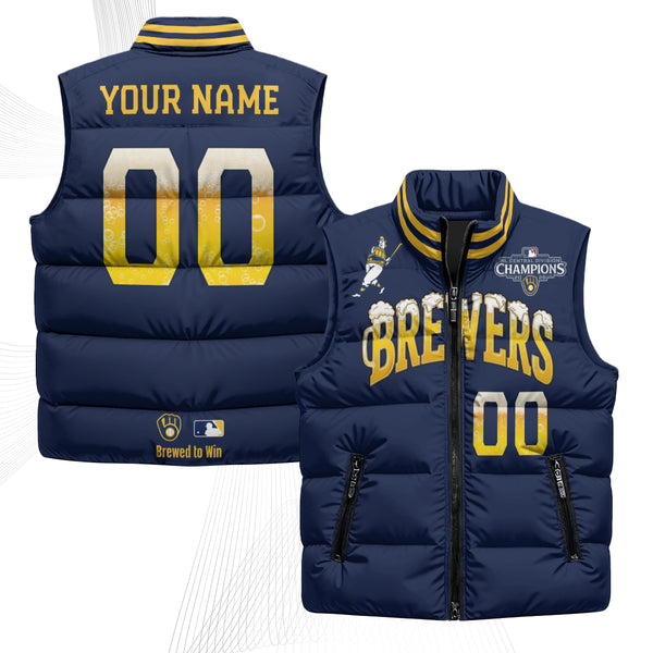 MIL 2026 NL Division Champs Custom Puffer Vest - Printed