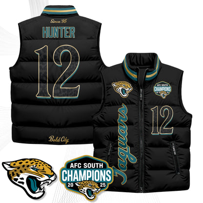 Jacksonville Jaguars 2026 Rivalries Puffer Vest - Printed