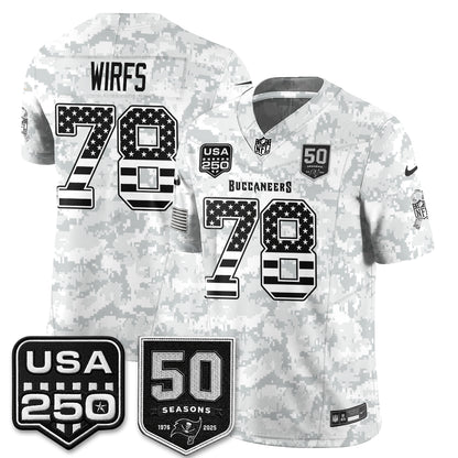 TB 2026 Salute to Service Edition Vapor Jersey - Stitched (Tiktok)
