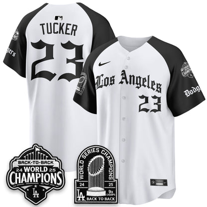 LAD WS Champions Back 2 Back Patch Vapor Premier Limited Gothic Gold Edition Jersey - All Stitched