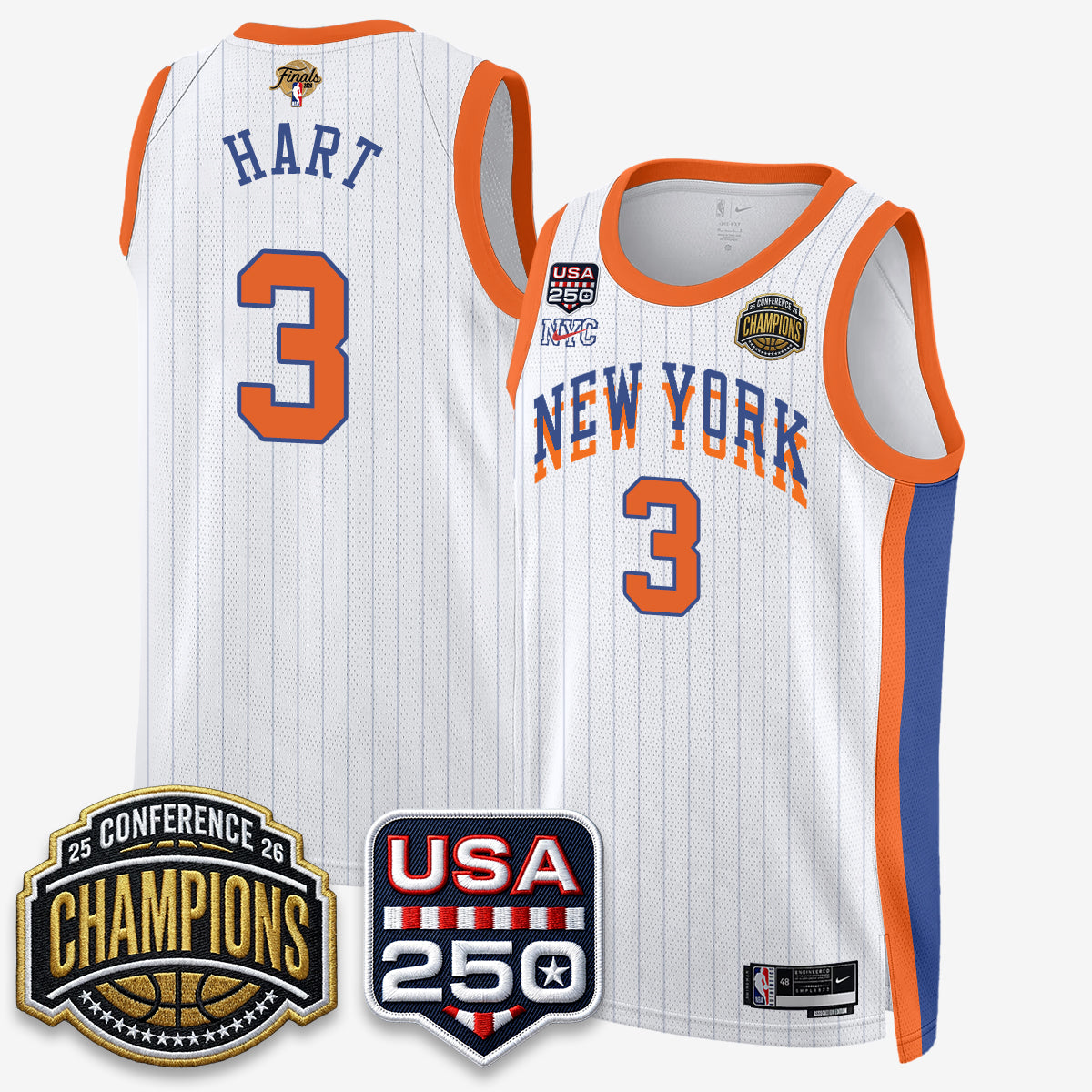 NYK 2026 NBA Eastern Conference Champions City Edition Jersey - Stitched
