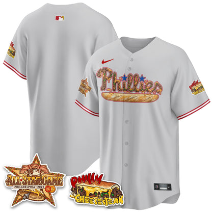Philadelphia Phillies Cheesesteak Edition Vapor Limited Jersey - Stitched