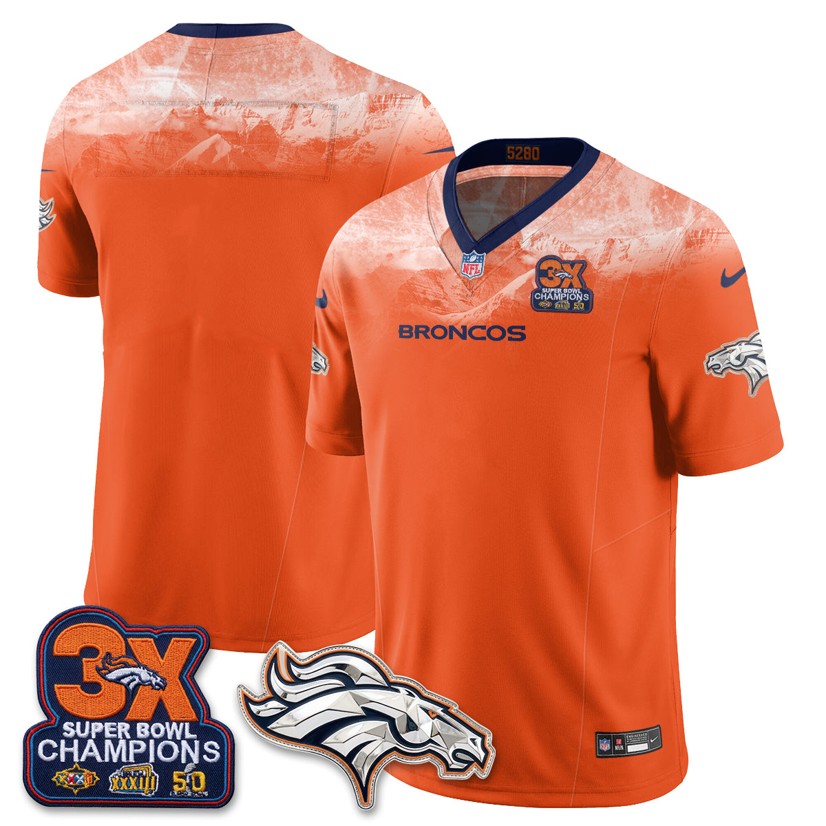 DEN Cold Front Fangear Edition Vapor Jersey - Stitched