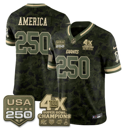 NYG 2026 Salute To Service Vapor Jersey - Stitched
