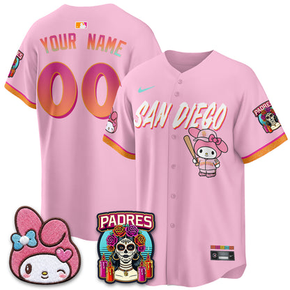 SD x Pink Sanrio Friend Vapor Custom Jersey - Stitched