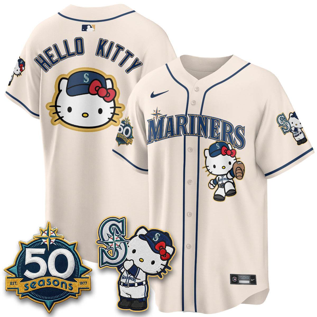 SEA x Meow KT Night Limited Teal Jersey - All Stitched