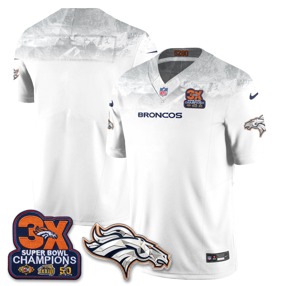 DEN Cold Front Fangear Edition Vapor Jersey - Stitched