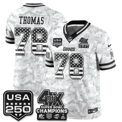 NYG 2026 Salute To Service Vapor Jersey - Stitched