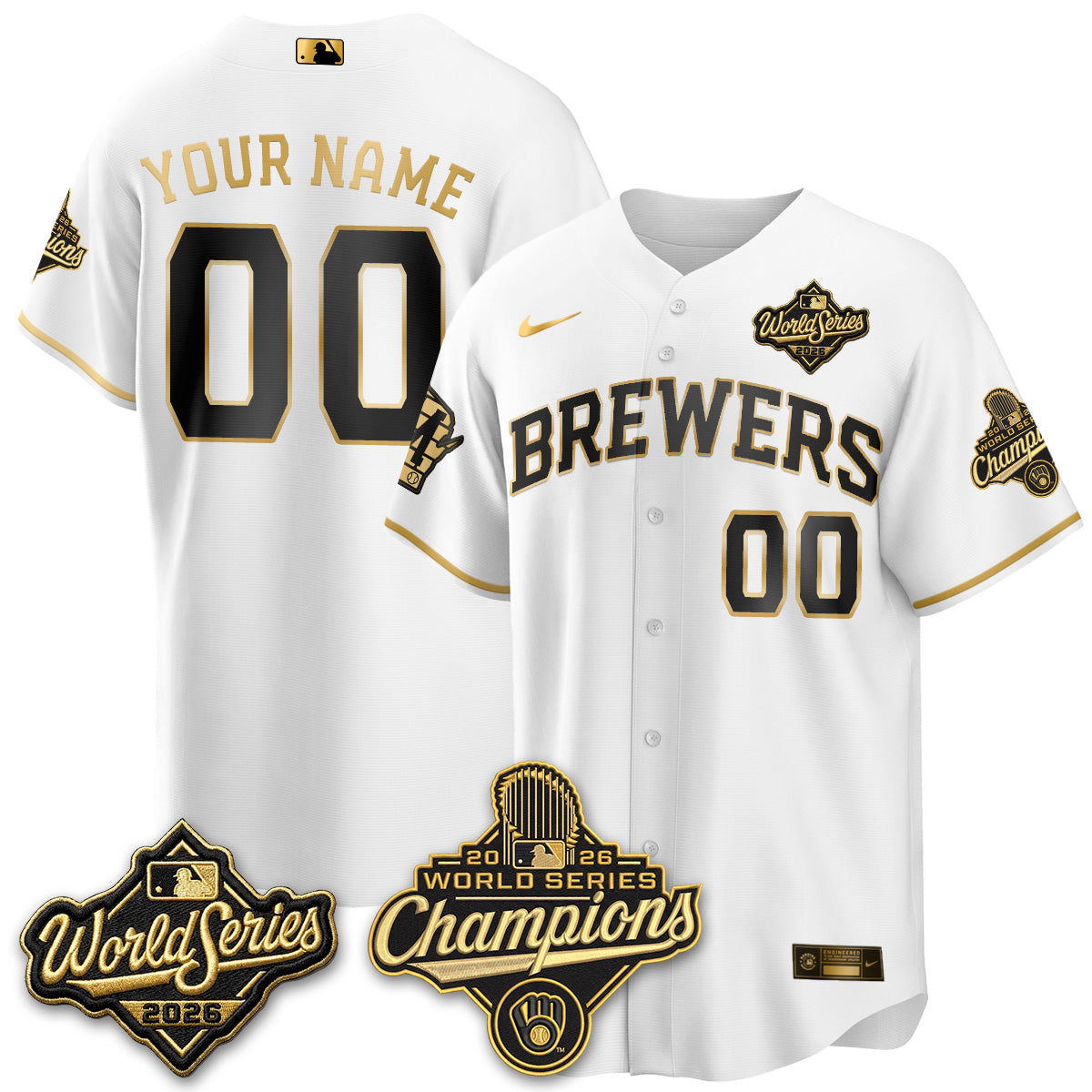 MIL 2026 WS Champions Custom Vapor Jersey - Stitched