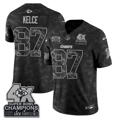 Kansas City Chiefs 2026 Salute to Service Vapor Jersey V2- Stitched