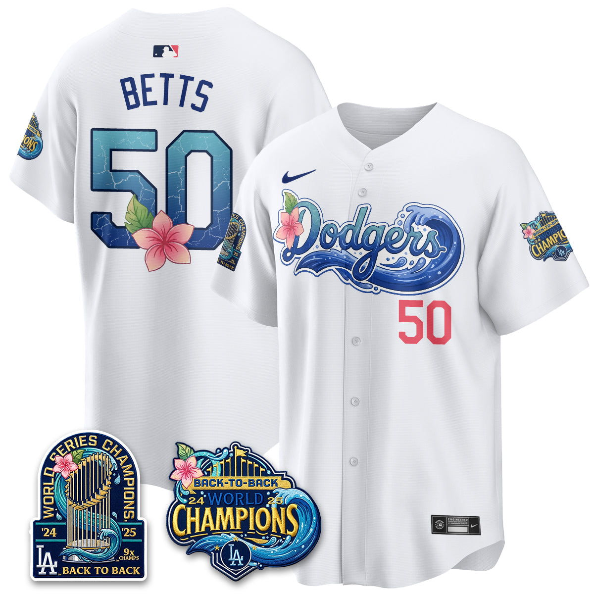 LAD Coastal Vapor Hawaiian Jersey - All Stitched