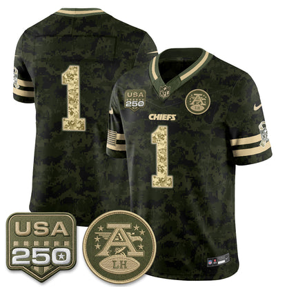 KC 2026 Salute to Service Vapor Jersey - Stitched