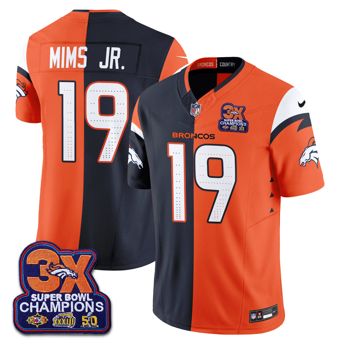 DEN Split Edition Vapor Jersey - Stitched