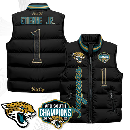 Jacksonville Jaguars 2026 Rivalries Puffer Vest - Printed