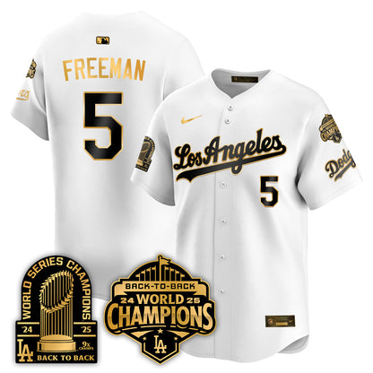 LAD Gold Collection Limited Gold Jersey - 9x & B2B Champs - All Stitched