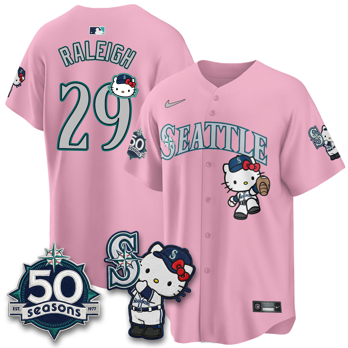 SEA x Meow KT Night Limited Teal Jersey - All Stitched