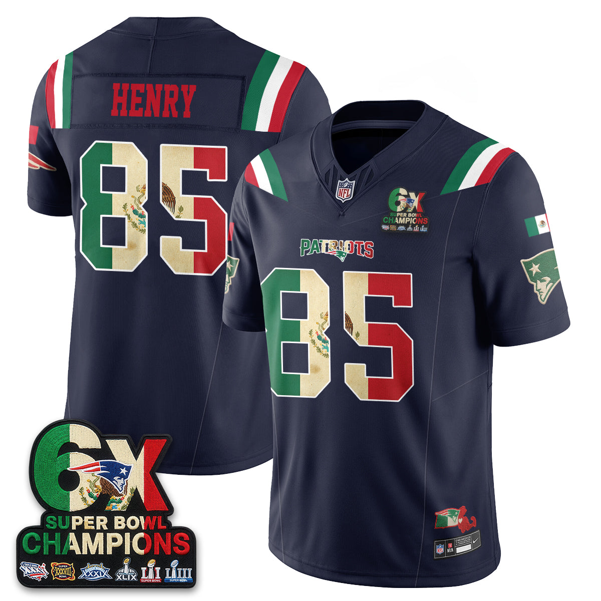 NE Mexico Edition Vapor Jersey - Stitched