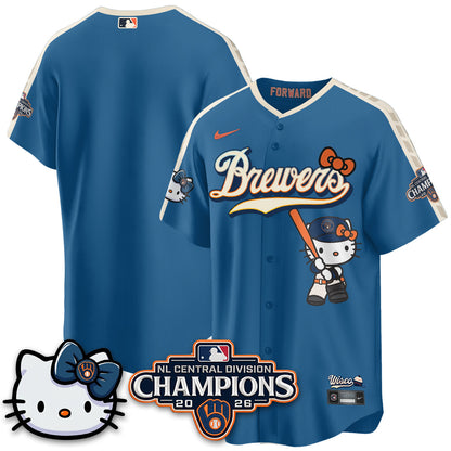 MIL NL Central Champs x Meow KT Vapor Jersey - Stitched