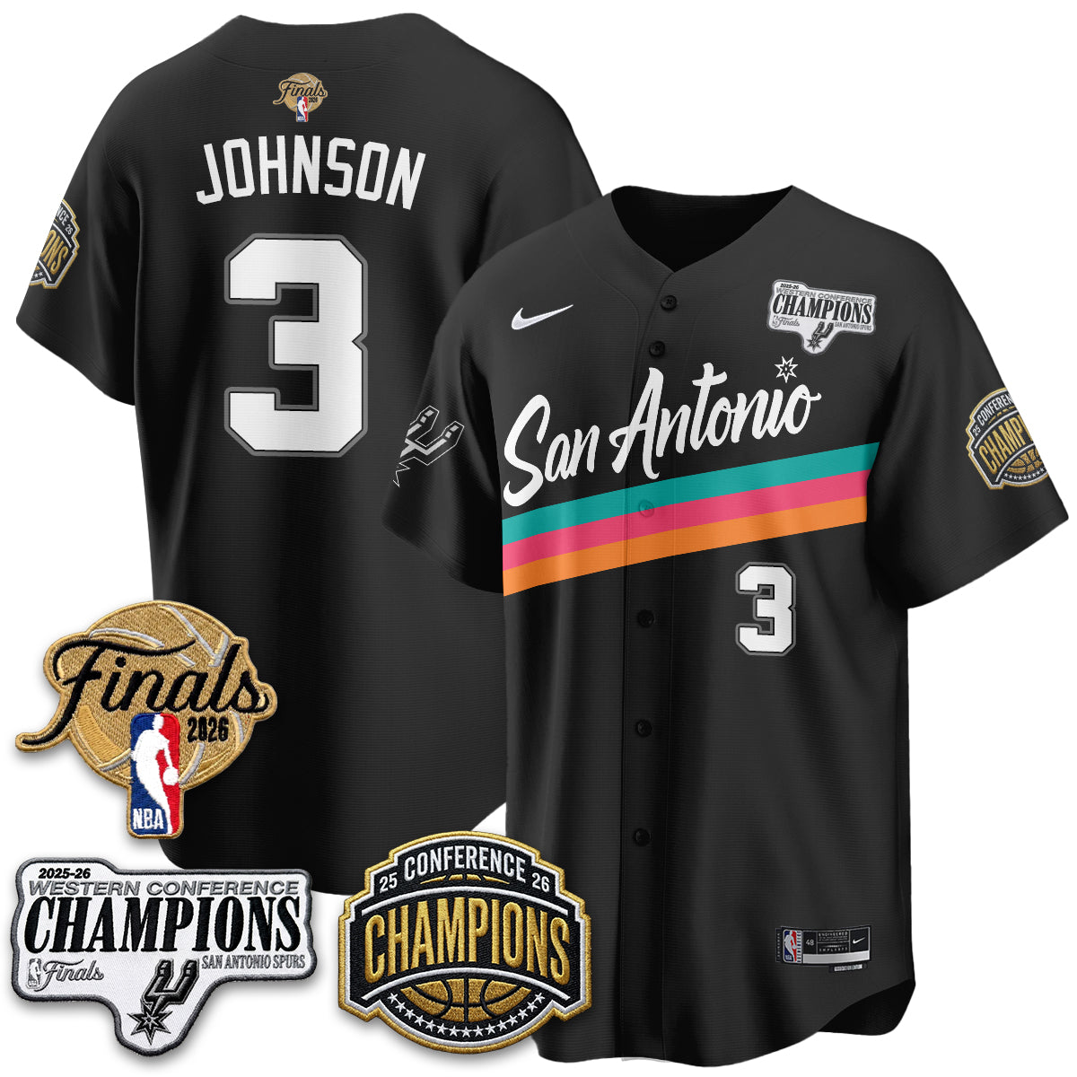 SAS 2026 Basketball Finals Vapor Jersey - Stitched (2)