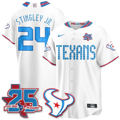 HOU 2026 Rivalries Baseball Vapor Jersey - Stitched