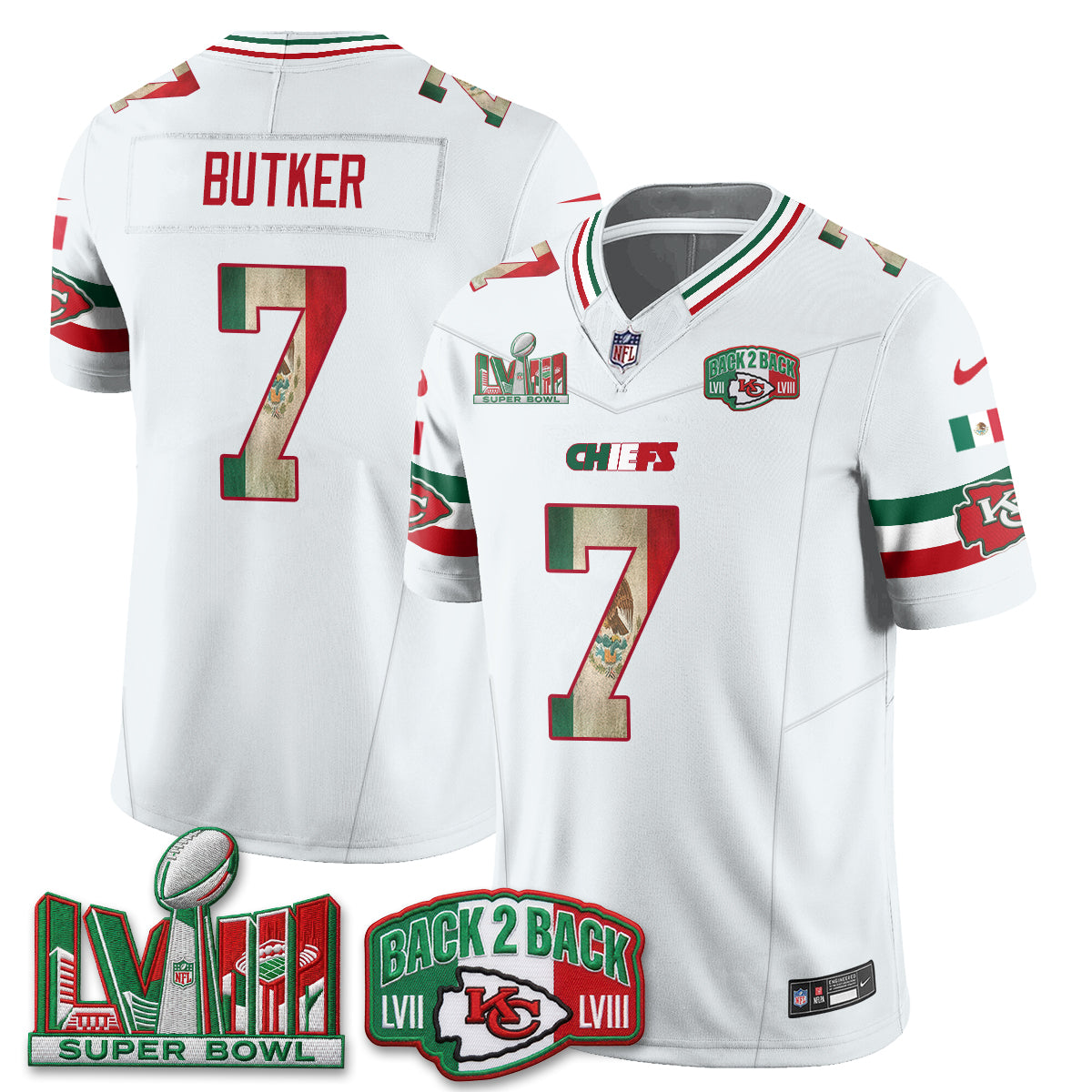 KC Mexico Edition Vapor Jersey - Stitched