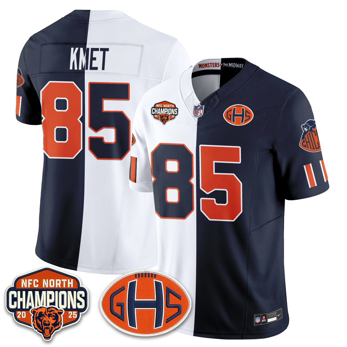 CHI 2026 Rivalries Split Edition Vapor Jersey - Stitched