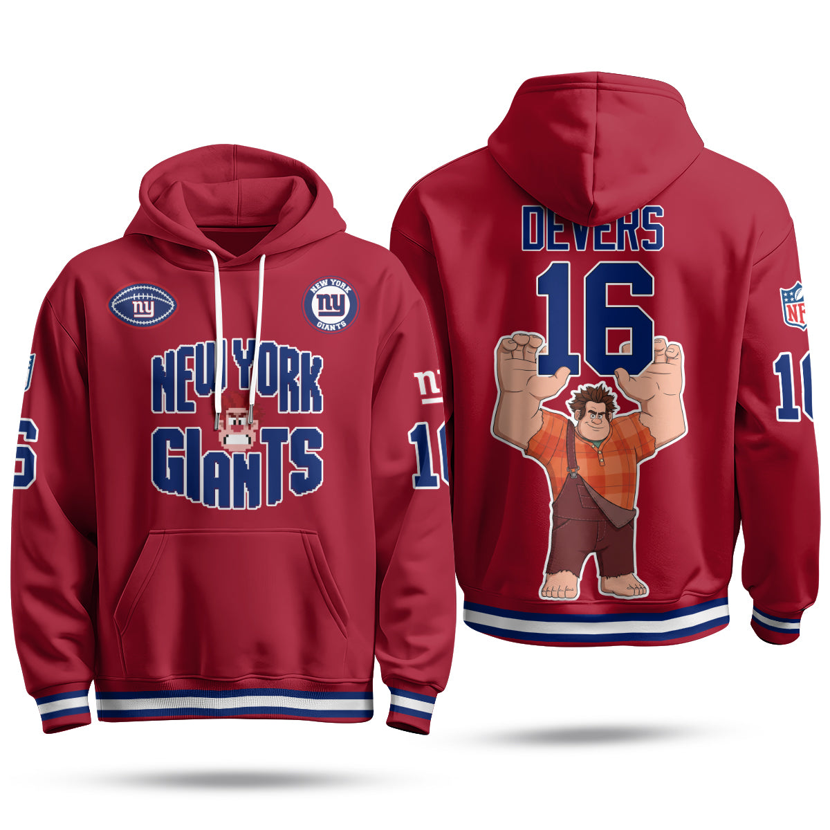 NYG x Arcade Wrecker Edition Pullover Hoodie - Printed