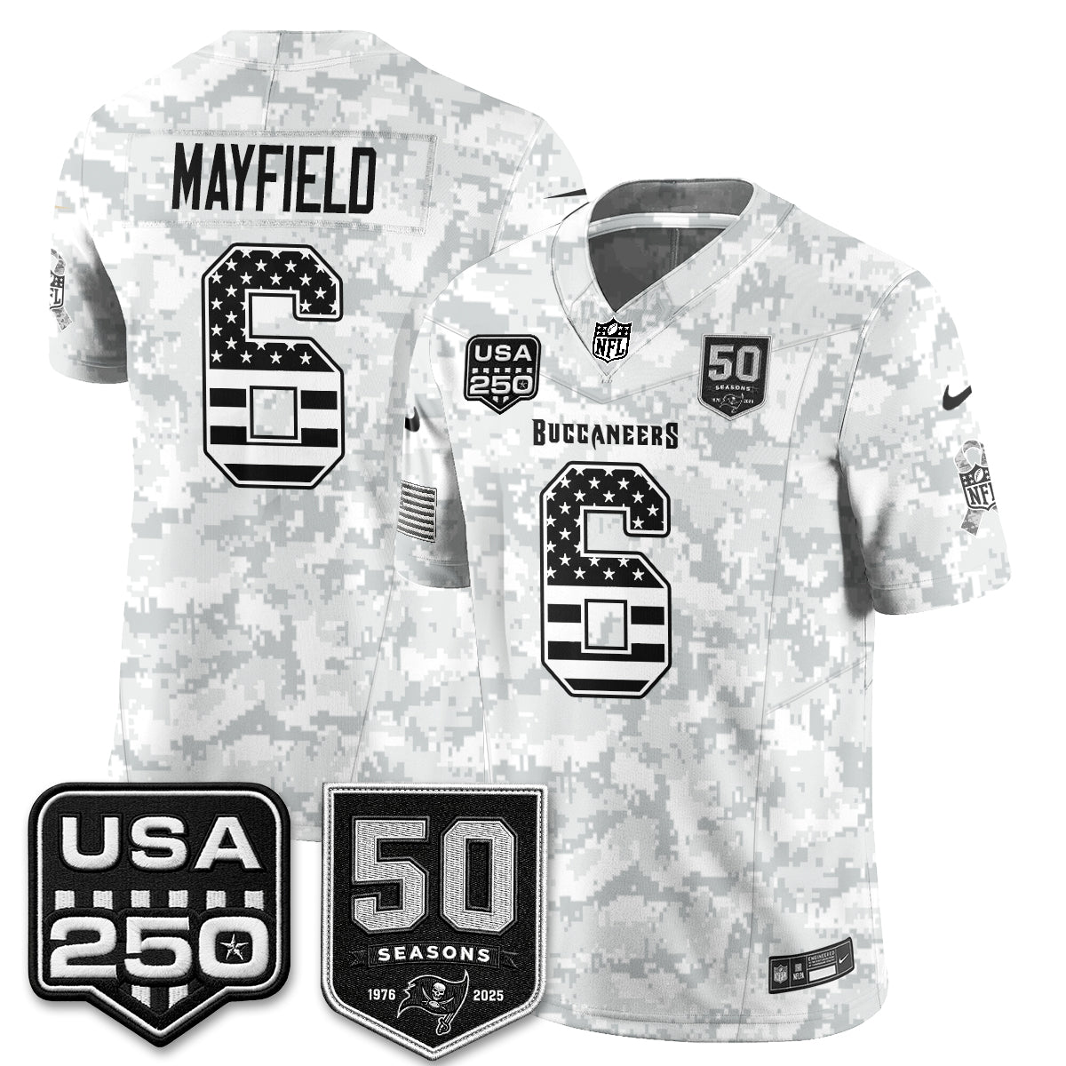TB 2026 Salute to Service Edition Vapor Jersey - Stitched (Tiktok)