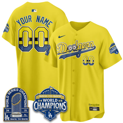 LAD x Yellow Capsules Vapor Custom Jersey - Stitched