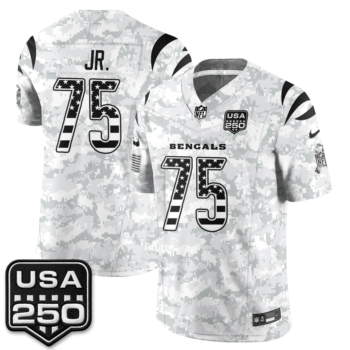 CIN 2026 Salute to Service Vapor Jersey - Stitched