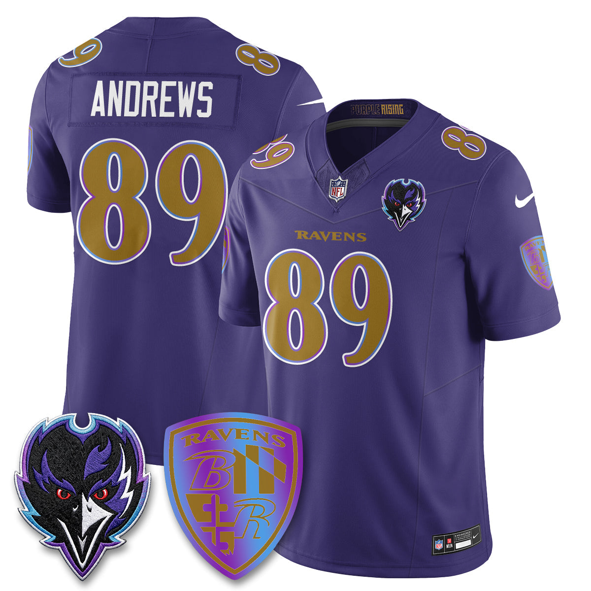 BAL The Next Flight Vapor Purple Jersey - All Stitched