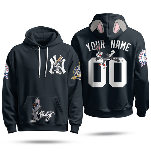 New York Yankees Bunny Vapor Limited Custom Hoodie - Printed