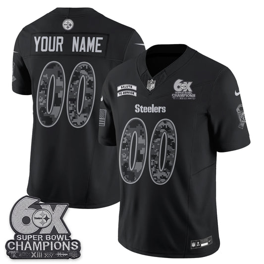 PIT 2026 Salute to Service Edition Vapor Custom Jersey V3- Stitched