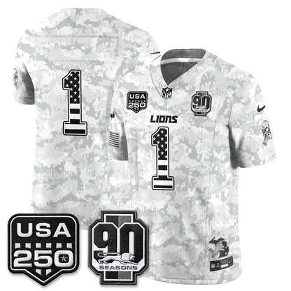 DET 2026 Salute to Service Vapor Jersey - Stitched