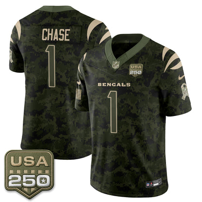 CIN 2026 Salute to Service Vapor Jersey - Stitched