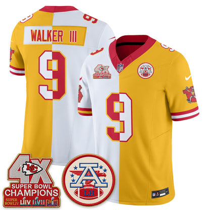 KC Throwback Split Vapor Jersey - Stitched