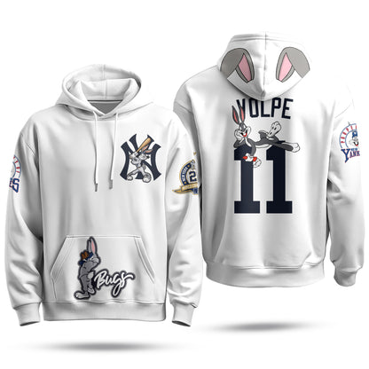New York Yankees Bunny Vapor Limited Hoodie - Printed