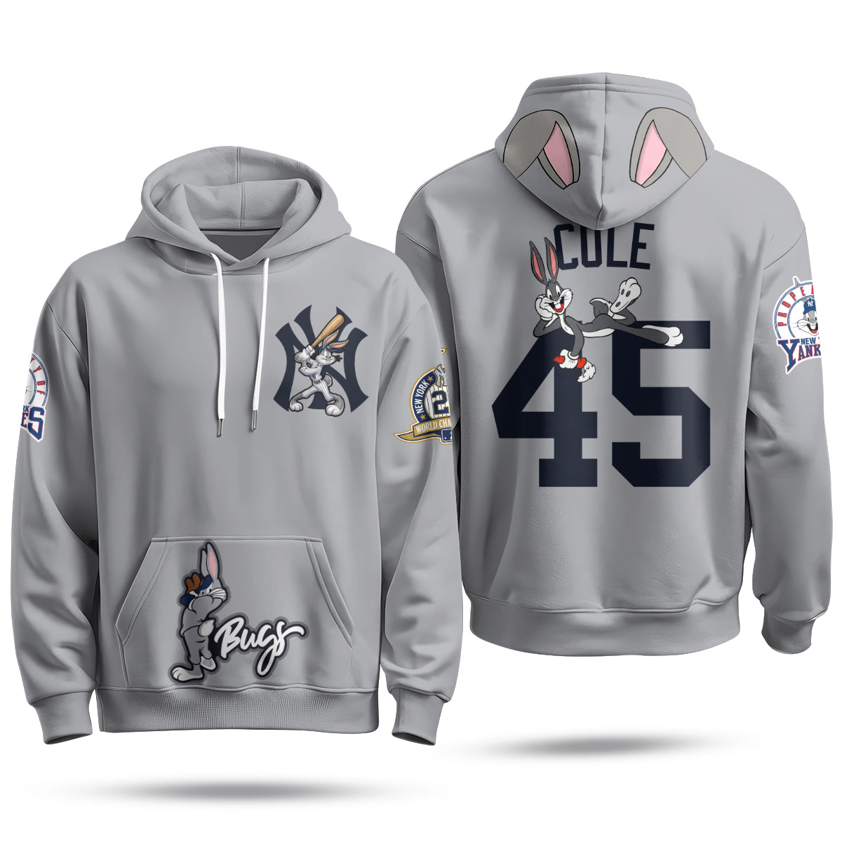 New York Yankees Bunny Vapor Limited Hoodie - Printed