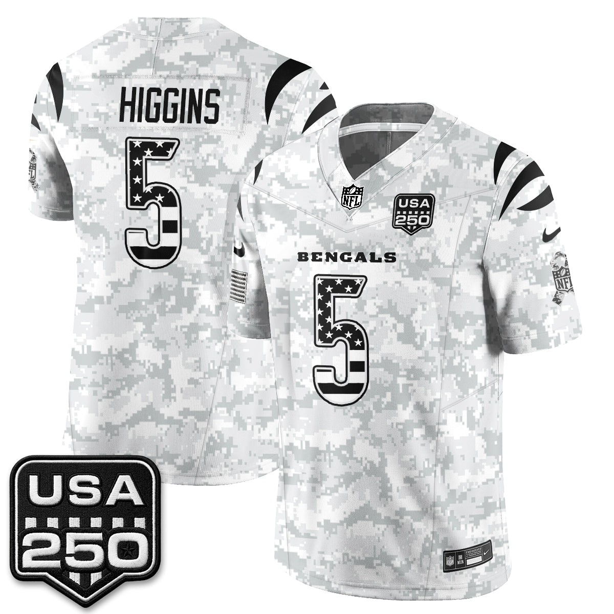 CIN 2026 Salute to Service Vapor Jersey - Stitched