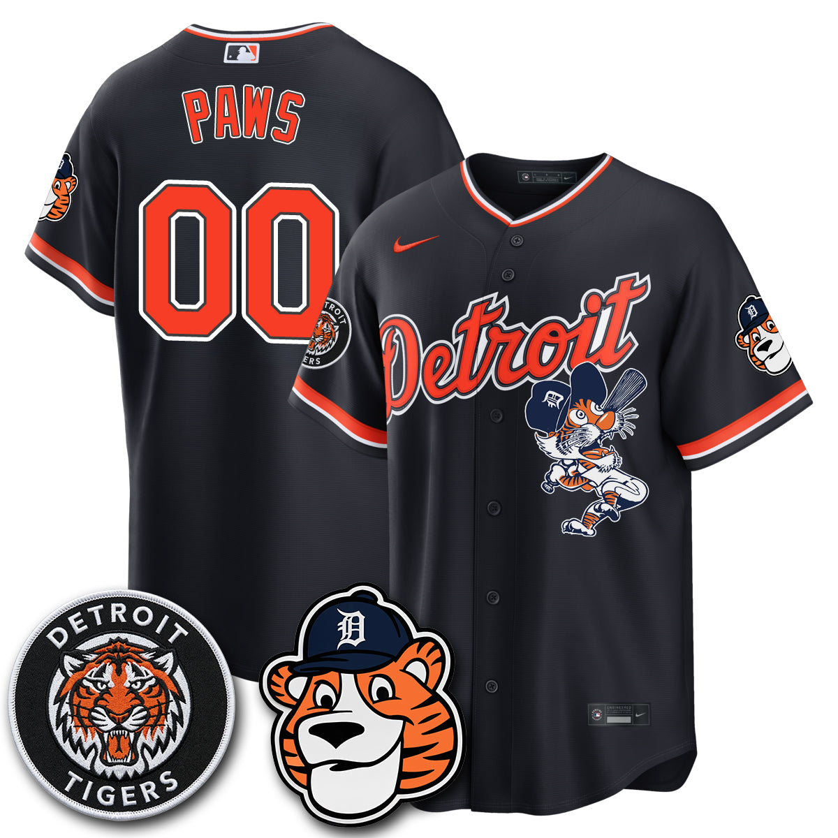 DET Paws Edition Vapor Limited Jersey - Stitched