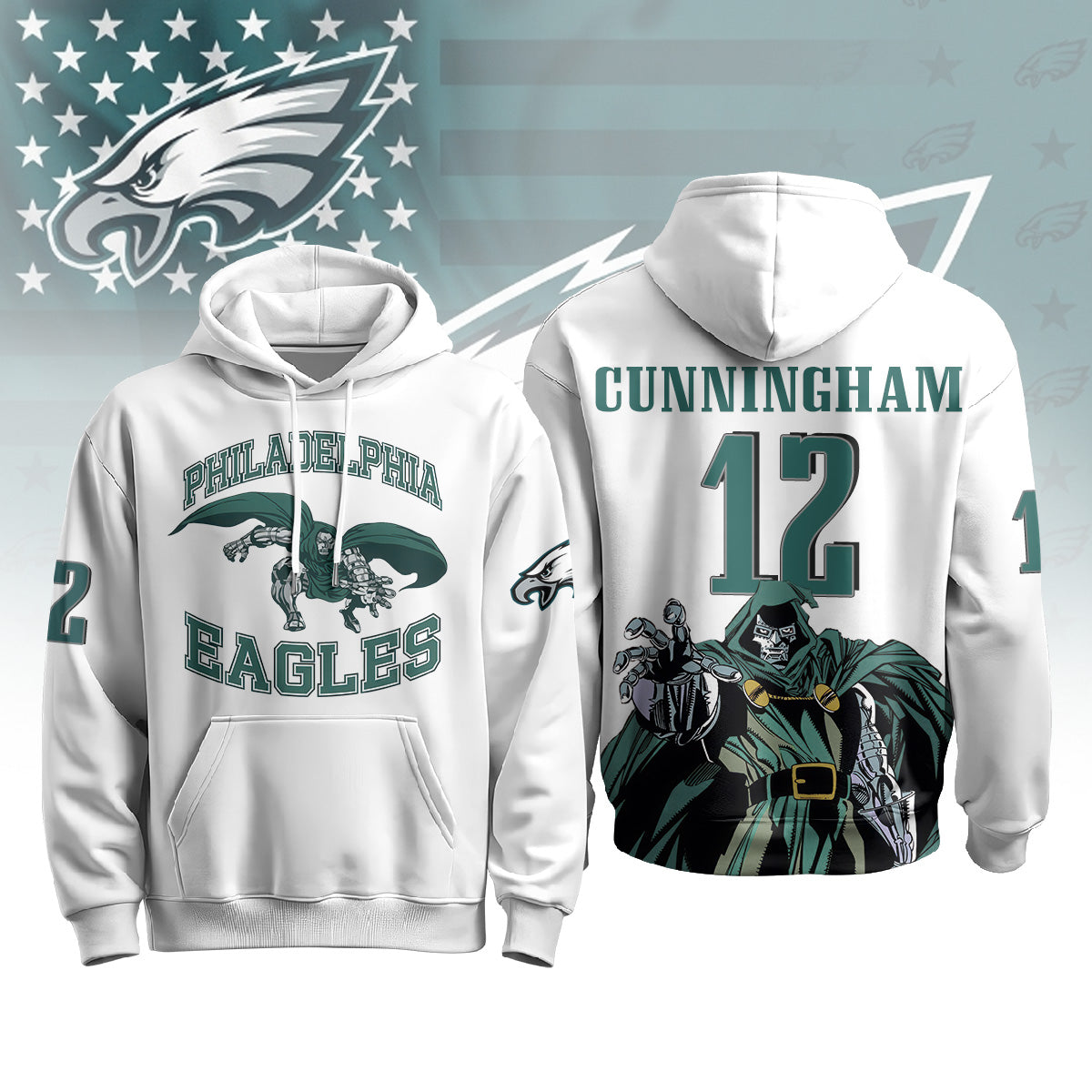PHI x Green Cape Villain Edition Pullover Hoodie - Printed