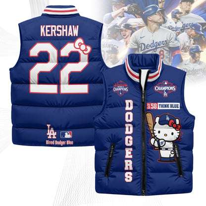 LAD x Meow KT Puffer Vest - Printed