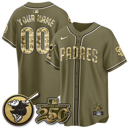SD 2026 Armed Forces Day Custom Jersey - All Stitched V2
