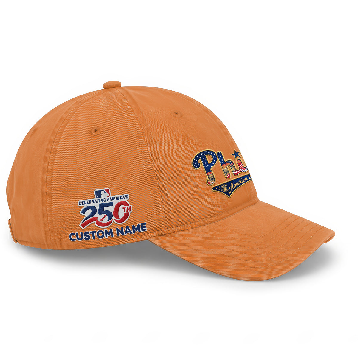 PHI 2026 Independence Day Custom Wash Hat V2- Embroidered
