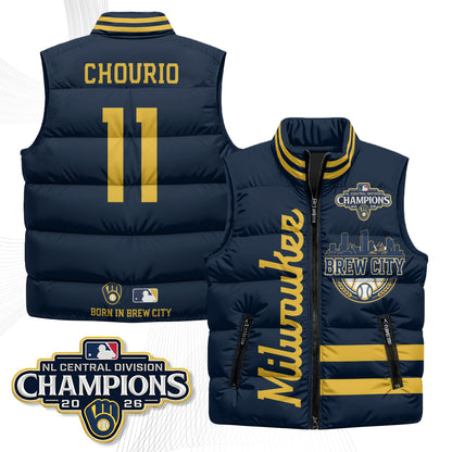 MIL "Brew City" Puffer Vest - Printed V3