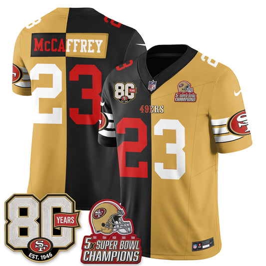 SF Throwback Split Style Vapor Jersey - Stitched