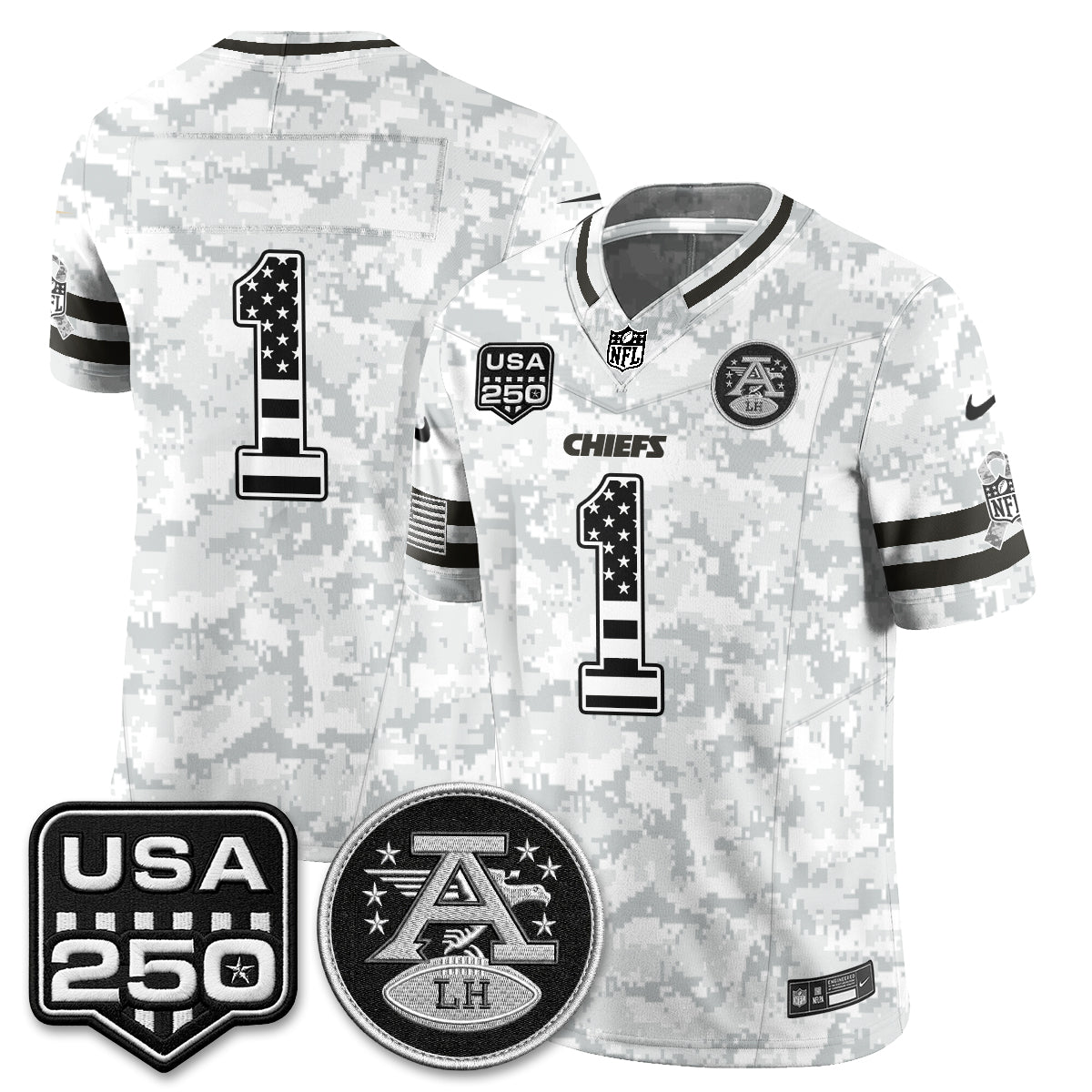 KC 2026 Salute to Service Vapor Jersey - Stitched